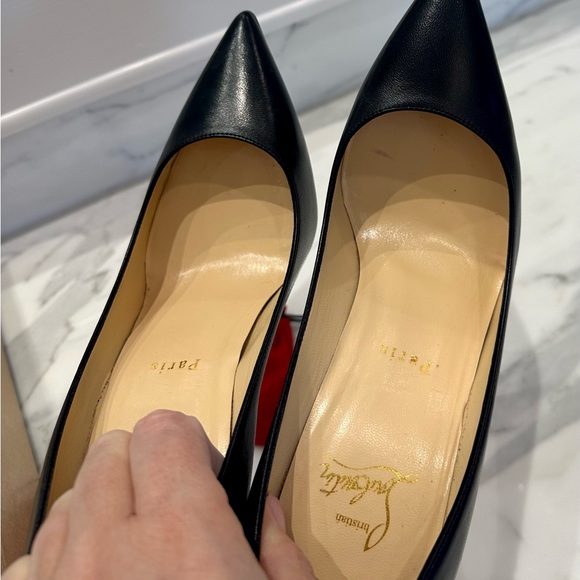 Christian Louboutin Décolleté 554 100 Napa Shiny leather - Picture 5 of 5